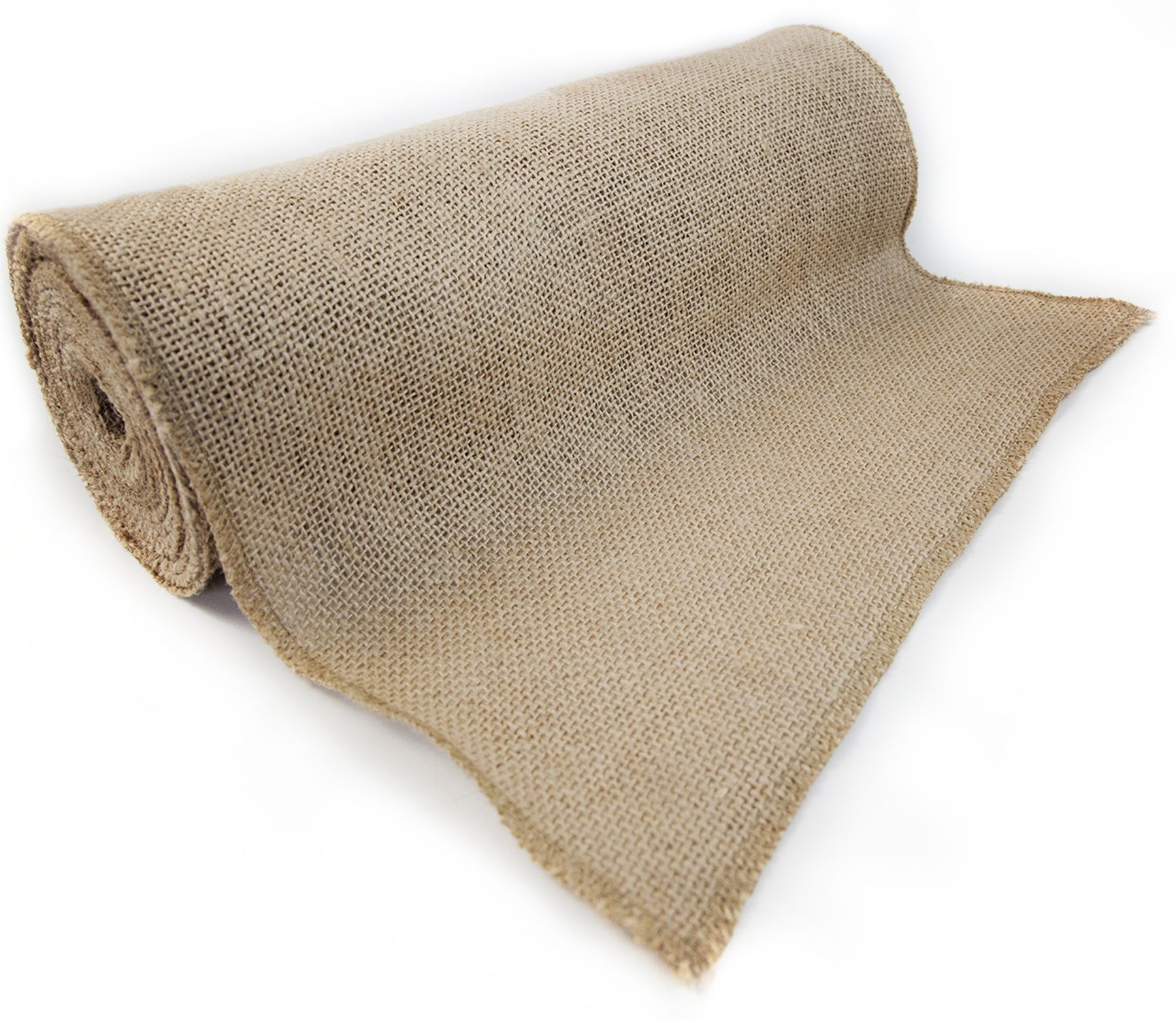 36 Premium Burlap Roll – Finished Edges – Natural Jute Burlap